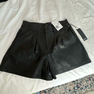 Forever 21 Faux Leather Shorts